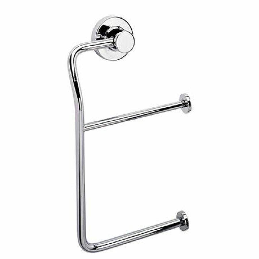 Toilet Roll Holders * | Venice Chrome Double Toilet Roll Holder