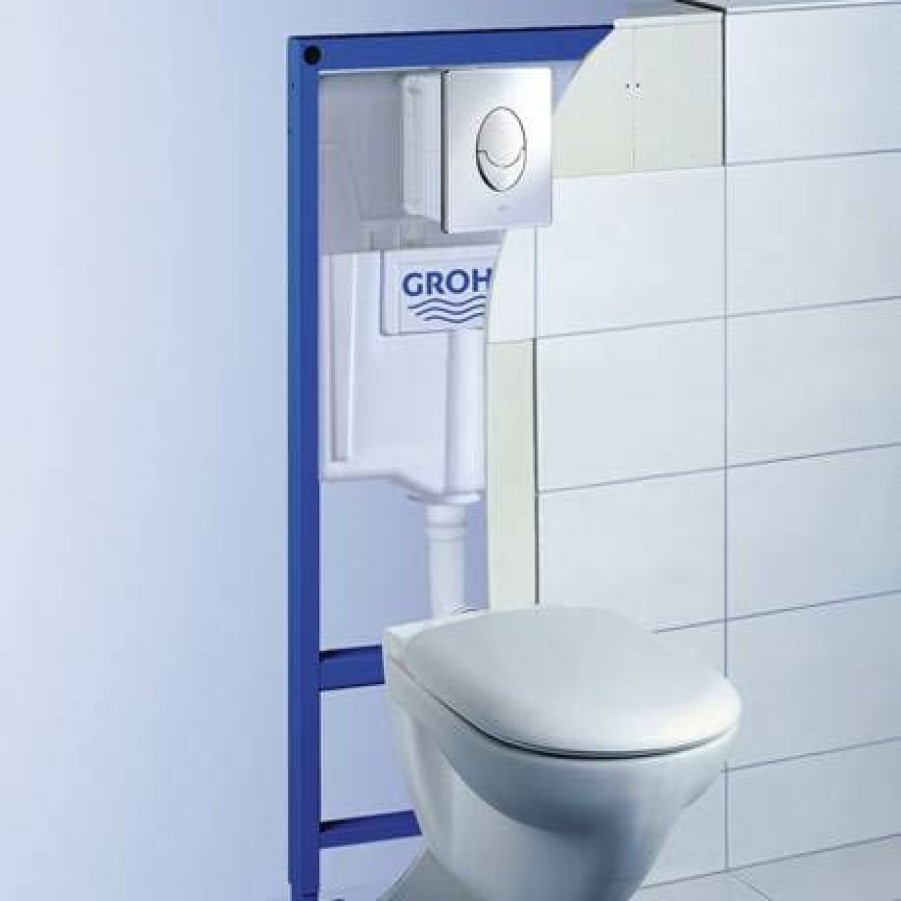 Wall Hung Toilet Frames * | Grohe Rapid Sl 1.13M Low Noise 3 In 1 Set Support Frame For Wall Hung Wc 38721001