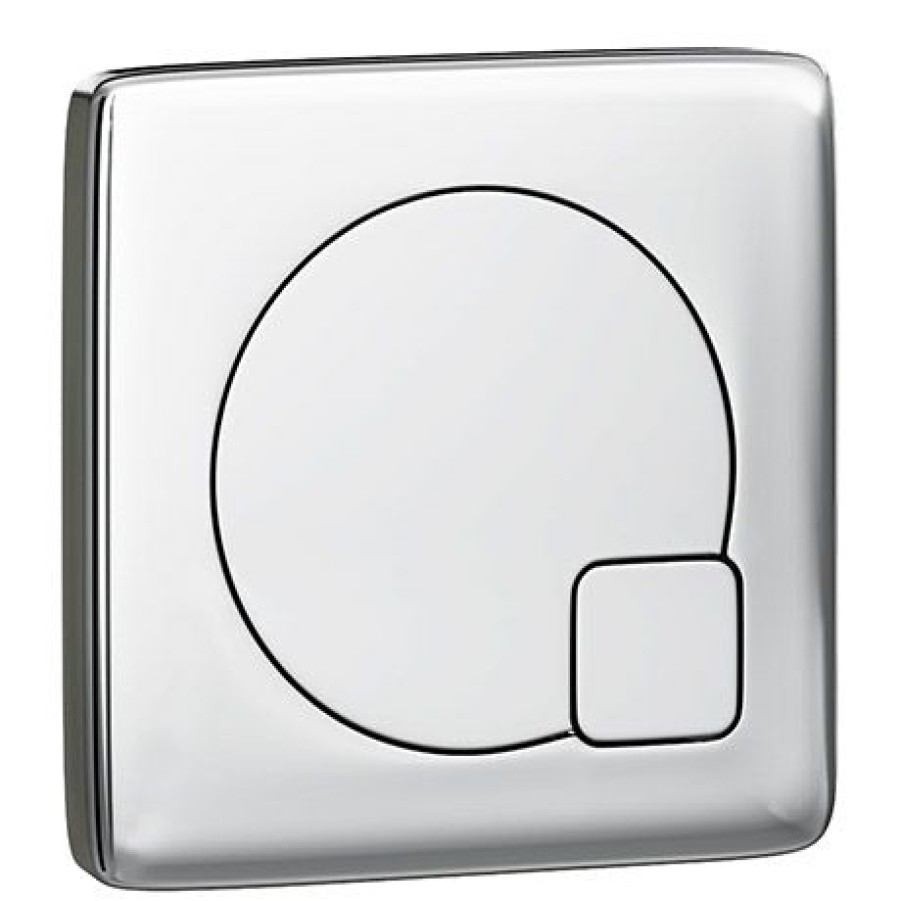 Toilet Cisterns & Parts * | Arezzo Modern Chrome Square Flush Plate 70 X 70Mm