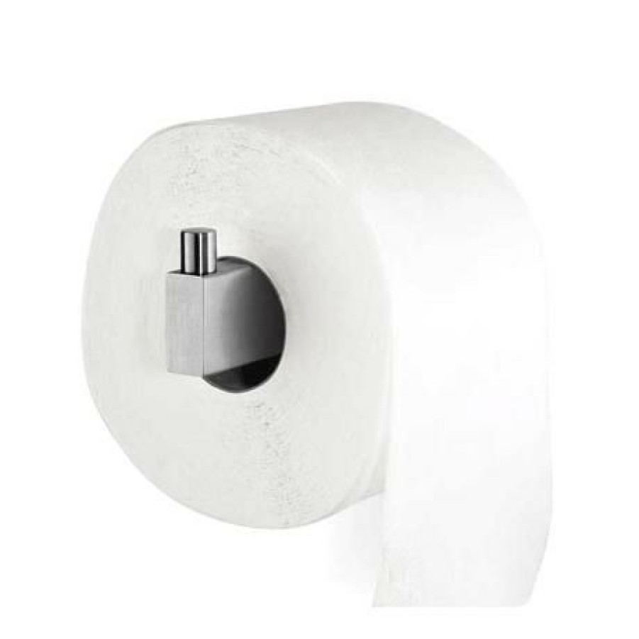 Toilet Roll Holders * | Zack Linea Spare Toilet Roll Holder Stainless Steel 40391