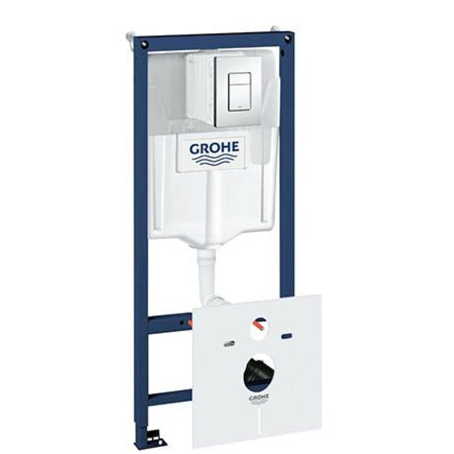 Wall Hung Toilet Frames * | Grohe Rapid Sl Fresh 1.13M 4 In 1 Set Low Noise Support Frame For Wall Hung Wc 38827000