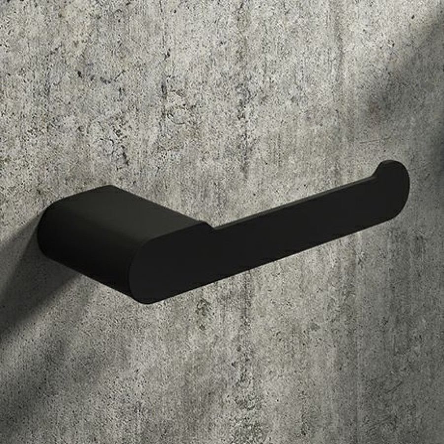 Toilet Roll Holders * | Arezzo Matt Black Toilet Roll Holder