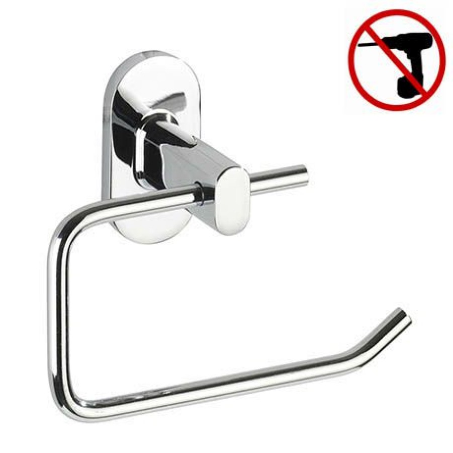 Toilet Roll Holders * | Wenko Power-Loc Puerto Rico Toilet Roll Holder 22290100