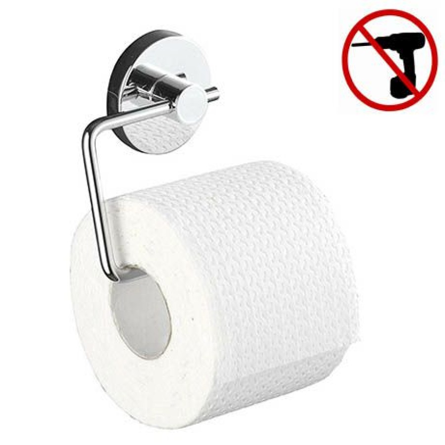 Toilet Roll Holders * | Wenko Vacuum-Loc Milazzo Toilet Paper Holder 20899100