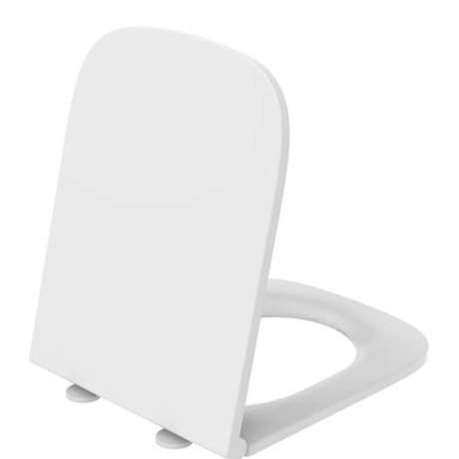 Toilet Cisterns & Parts * | Rak Series 600 Soft Close Quick Release Slim Sandwich Seat