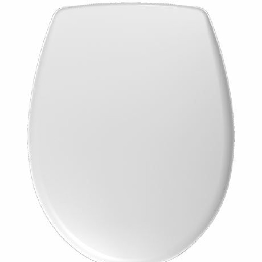 Toilet Cisterns & Parts * | Twyford Galerie Plan Soft Close Toilet Seat And Cover With Top Fix Stainless Steel Hinges