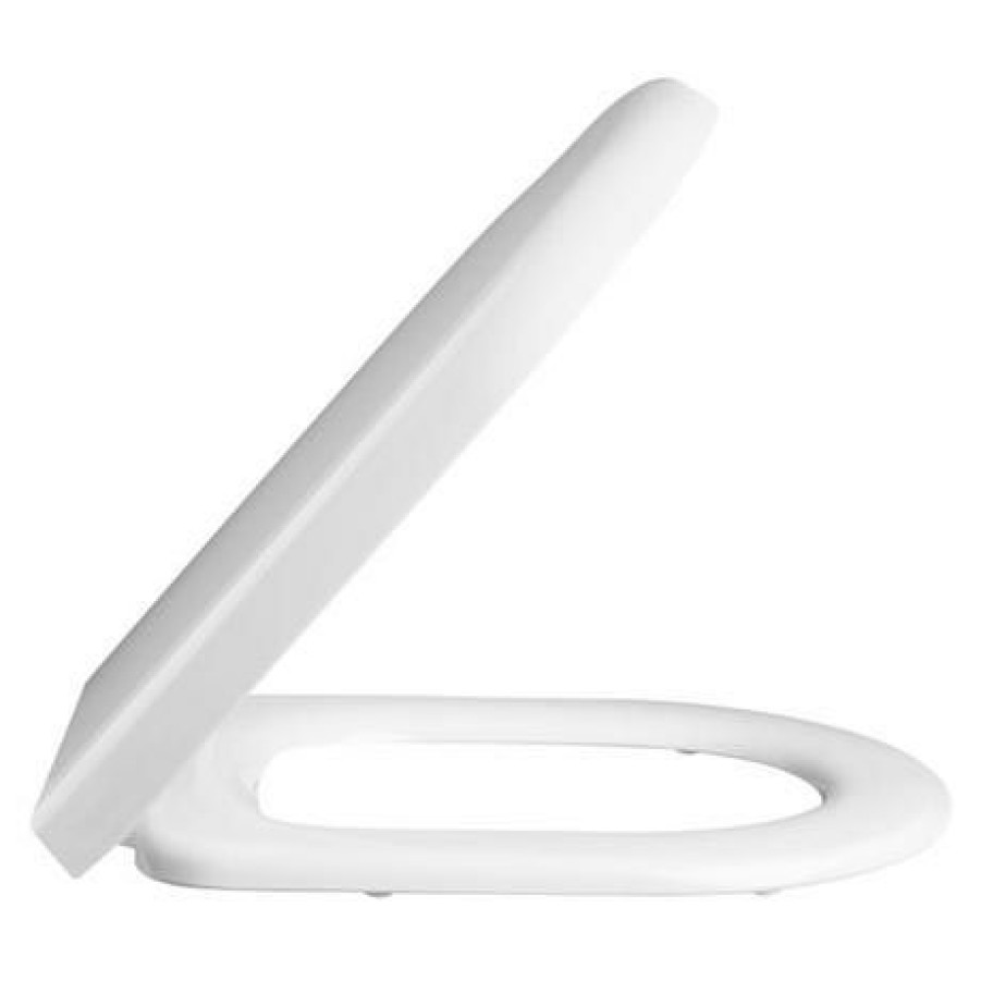 Toilet Cisterns & Parts * | Nuie D-Shape Soft Close Seat With Top-Fix Ncu699