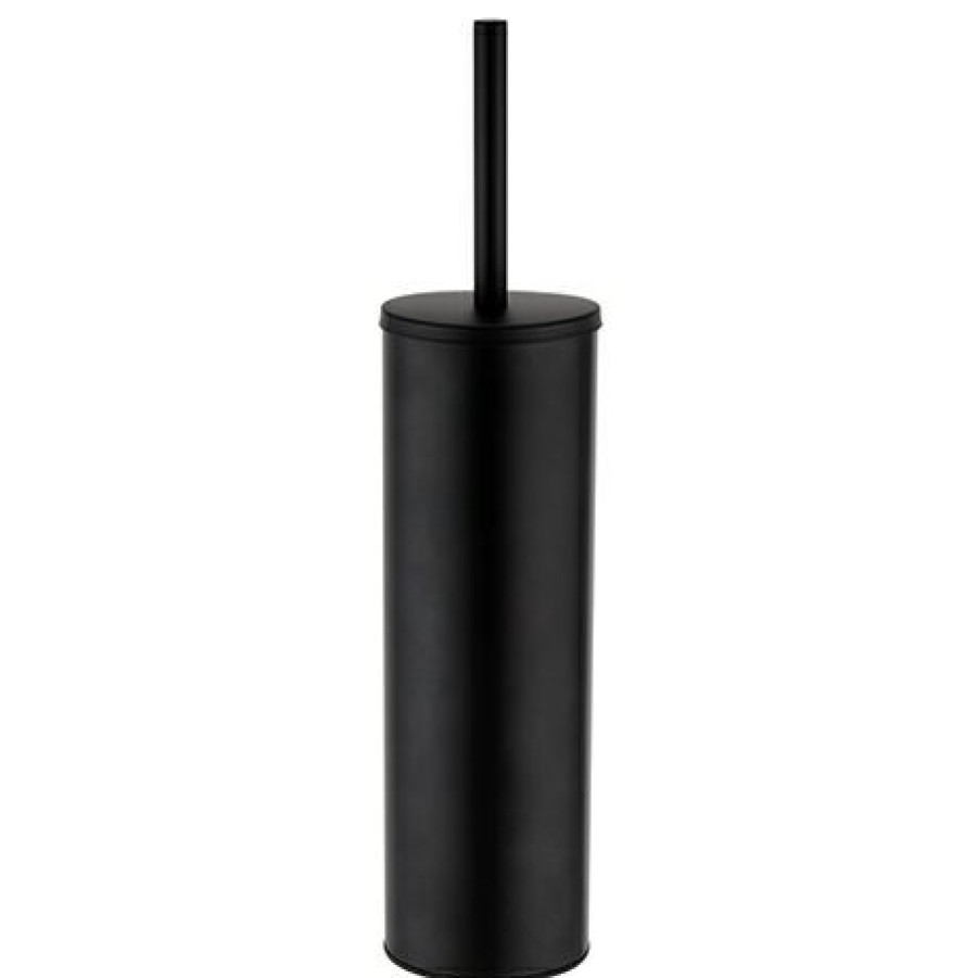 Toilet Cisterns & Parts * | Arezzo Matt Black Toilet Brush Holder