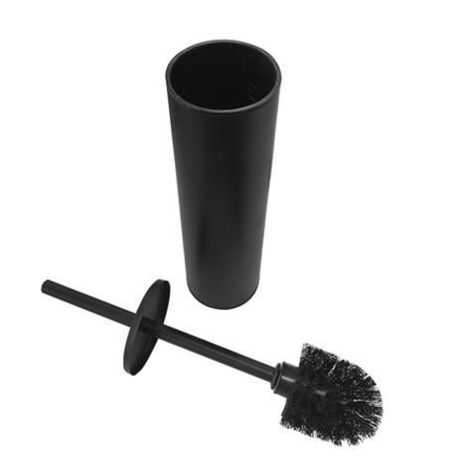 Toilet Cisterns & Parts * | Arezzo Matt Black Toilet Brush Holder