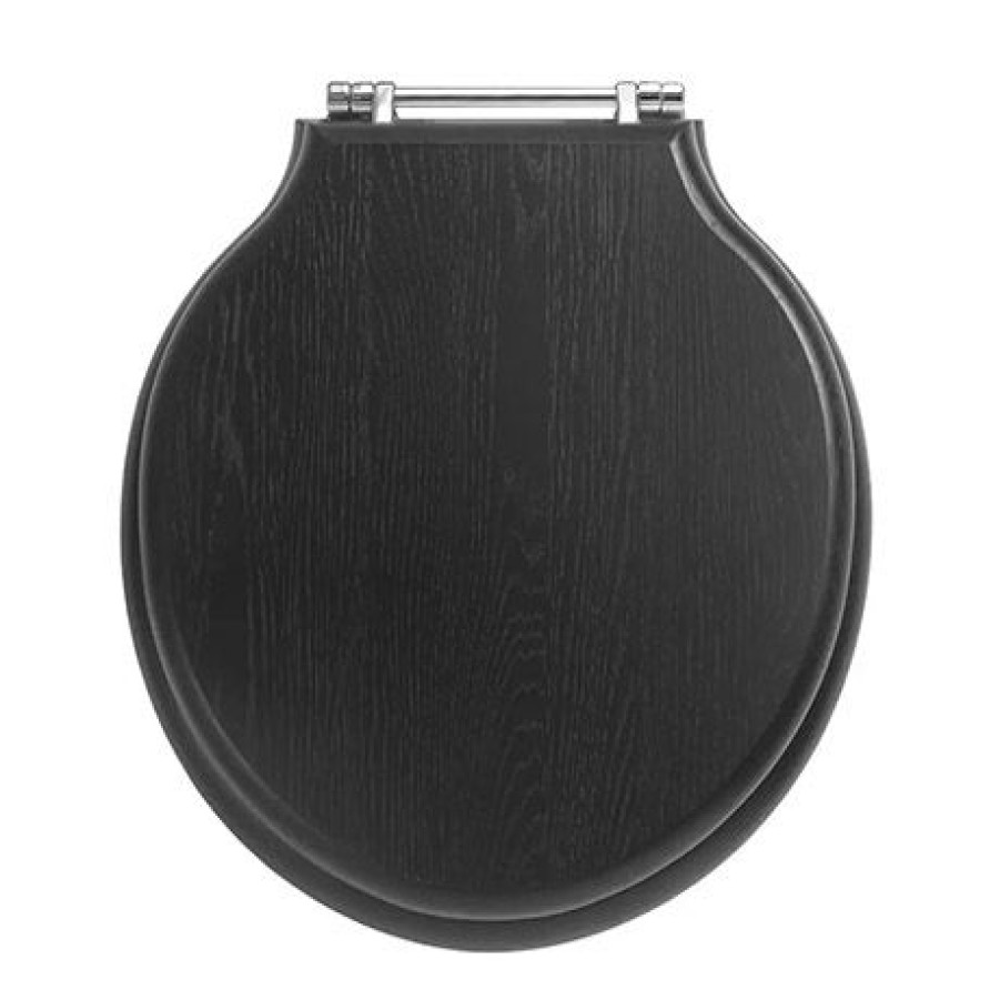 Toilet Cisterns & Parts * | Imperial Etoile Standard Toilet Seat With Chrome Hinges Wenge