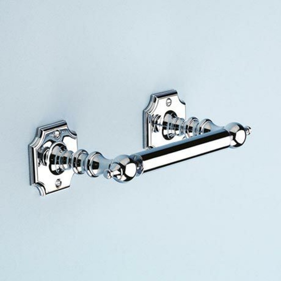 Toilet Roll Holders * | Silverdale Luxury Victorian Toilet Roll Holder Polished Chrome